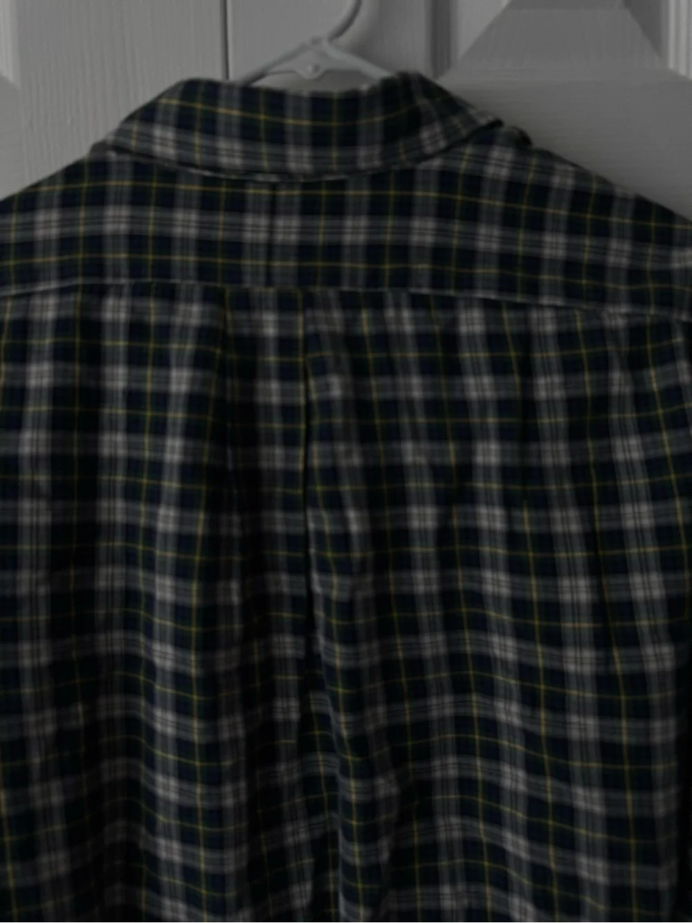 Polo Ralph Lauren Vintage Plaid Flannel Button Down XXL 90s Dress Shirt Luxury